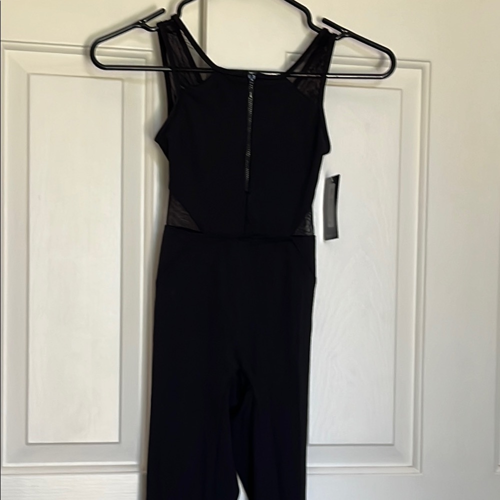 Bloch Black Mesh Detail Jumpsuit